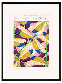 Gerahmter Kunstdruck Detail von Tafel 17, aus "Insekten", 1930