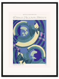 Gerahmter Kunstdruck Tafel Nr. 10, aus "Prismen", 1931