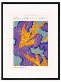 Gerahmter Kunstdruck Motiv aus "Bouquets Et Frondaisons, 60 Motifs En Couleur", 1920