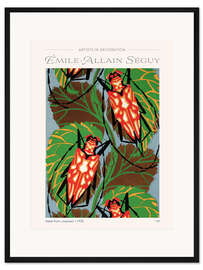 Gerahmter Kunstdruck Detail von Tafel 19, aus "Insekten", 1930