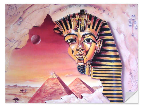 Vinilo para la pared Magic Pyramids