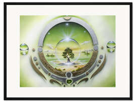 Gerahmter Kunstdruck Lebensbaum I