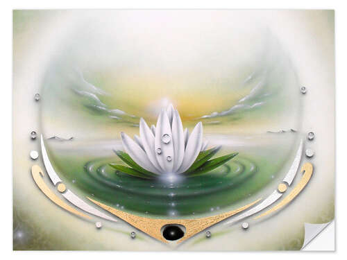 Sticker mural Water Lily