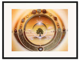 Gerahmter Kunstdruck Lebensbaum II