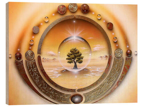 Wood print Tree of Life II