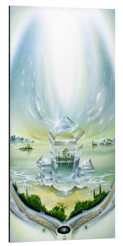 Tableau en aluminium Crystal Power
