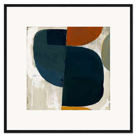Kehystetty taidepainatus Square Abstract Composition III