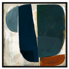 Gerahmter Kunstdruck Square Abstract Composition II