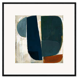 Impression artistique encadrée Square Abstract Composition II