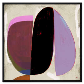 Gerahmter Kunstdruck Square Abstract Composition I