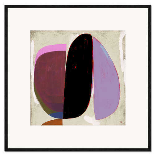 Gerahmter Kunstdruck Square Abstract Composition I