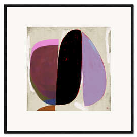 Gerahmter Kunstdruck Square Abstract Composition I