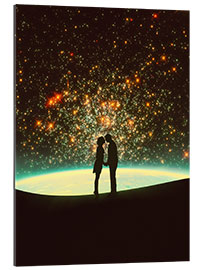 Tableau en plexi-alu A Cosmic Kiss