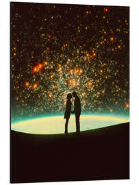 Magnettafel Ein kosmischer Kuss