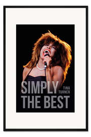 Gerahmter Kunstdruck Tina Turner - Simply The Best