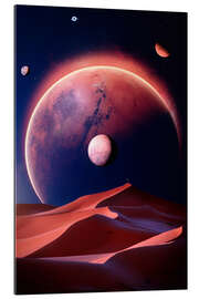 Gallery print Moonlight in the Desert