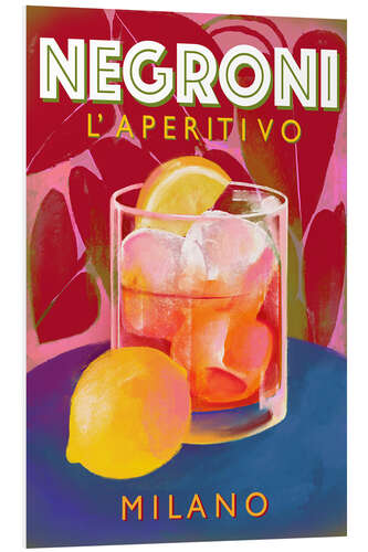 Tableau en PVC Negroni Aperitivo Milano, Italia