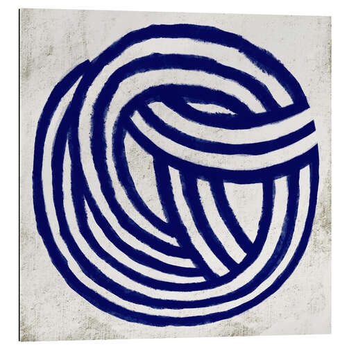 Gallery print Blue Knot Abstract Linework