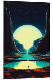 Aluminium print Never Lost With You