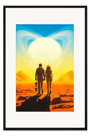 Gerahmter Kunstdruck Saturn Liebe