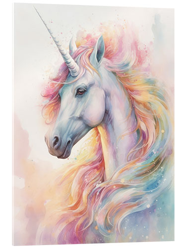 Obraz na szkle akrylowym Magical Unicorn from the Rainbow Land