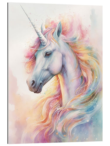 Gallery print Magical Unicorn from the Rainbow Land