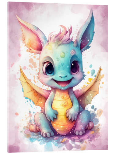 Acrylglas print My Little Dragon