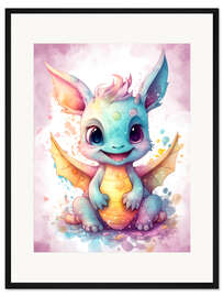 Gerahmter Kunstdruck Mein kleiner Drache