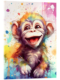 Acrylglas print Funny Little Monkey