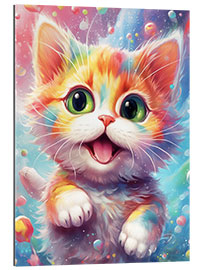 Gallery print Playing Kitten