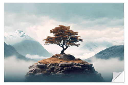 Wandsticker Stille
