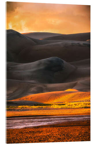 Tableau en verre acrylique The Great Sand Dunes I