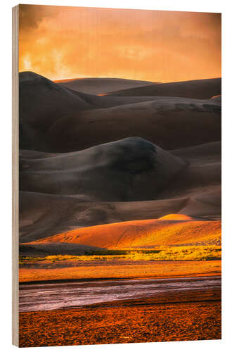 Wood print The Great Sand Dunes I