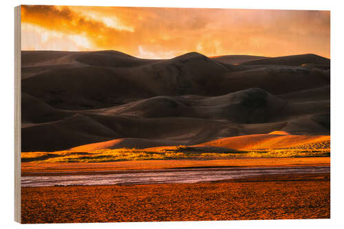 Wood print The Great Sand Dunes II
