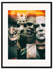 Framed art print Horror Icons