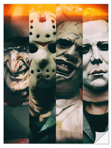 Sisustustarra Horror Icons