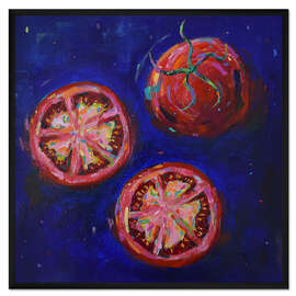 Gerahmter Kunstdruck Drei Tomaten