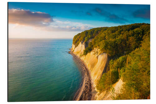 Tableau en aluminium Sunrise on the Chalk Coast