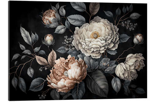 Gallery print Dark Moody Flowers