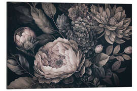 Magnettafel Stimmungsvolle Blumen