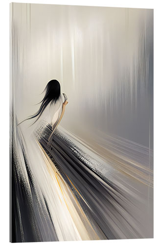 Acrylglas print Wind in the hair