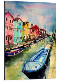 Magnettafel Burano, Fondamenta di Cao Moleca