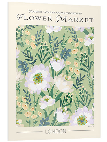 Foam board print Flower Market London