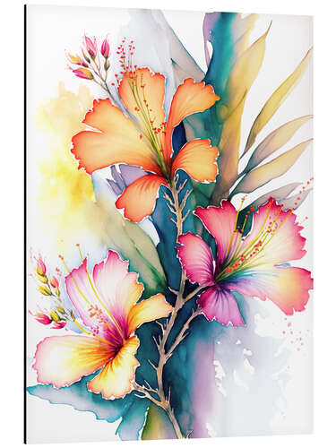 Cuadro de aluminio Tropical Flower Dream