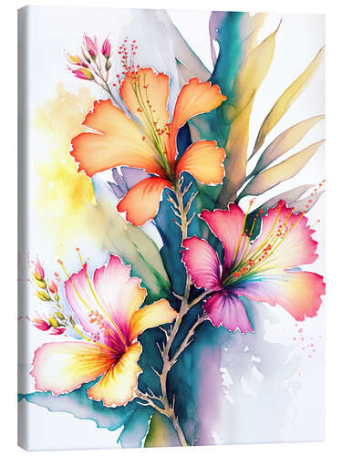 Stampa su tela Tropical Flower Dream