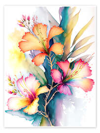 Poster Tropical Flower Dream