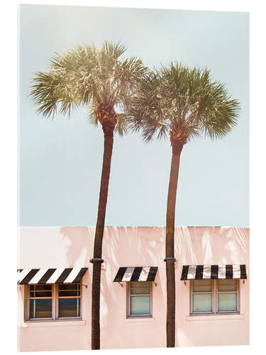 Acrylic print Hotel Miami