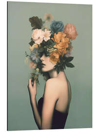 Magnettafel Florale Collage