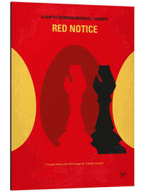 Aluminium print Red Notice