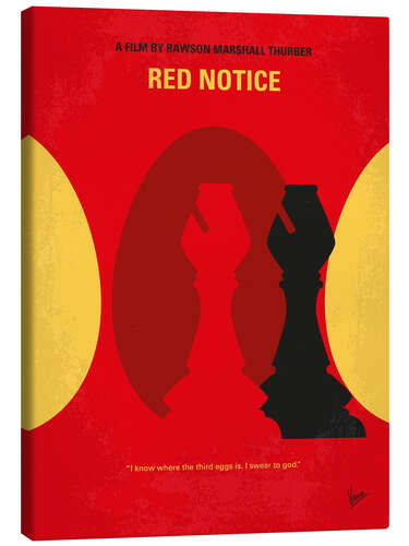 Canvas print Red Notice